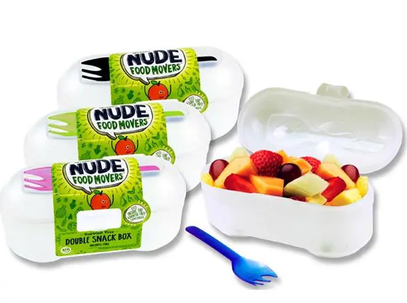 Smash Nude Food Movers Double Snack Box - Shop Food Storage at H-E-B